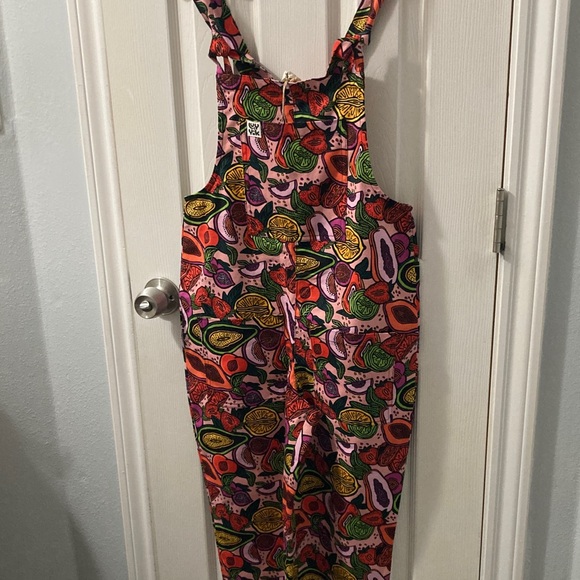 Lucy & Yak Pants - Lucy & Yak “Vulva-Rees” Vibrant Patterned Dungarees Overall one piece